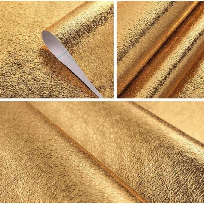 CUỘN GIẤY BẠC DÁN BẾP TRÁNG NHÔM GIỮ GÌN SẠCH SẼ MÀU VÀNG, BẠC