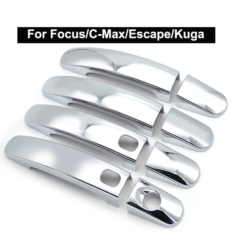 Ốp Bọc Tay Nắm Cửa Xe Hơi Ford Focus Mk2 Mk3 Escape Kuga C-Max S-Max Galaxy Mondeo Mk4 Bằng Chrome