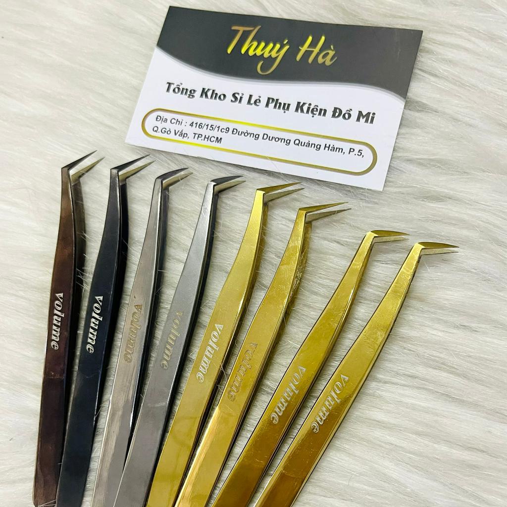 Nhíp nối mi volume gắp 20d -30d Nhật mũi 12mm và 15mm_Dụng cụ nối mi Thúy Hà