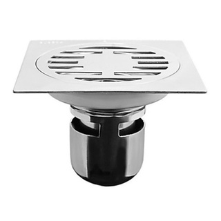 Ga thoát sàn chống mùi inox 304 - dày 2,5ly 12x12cm