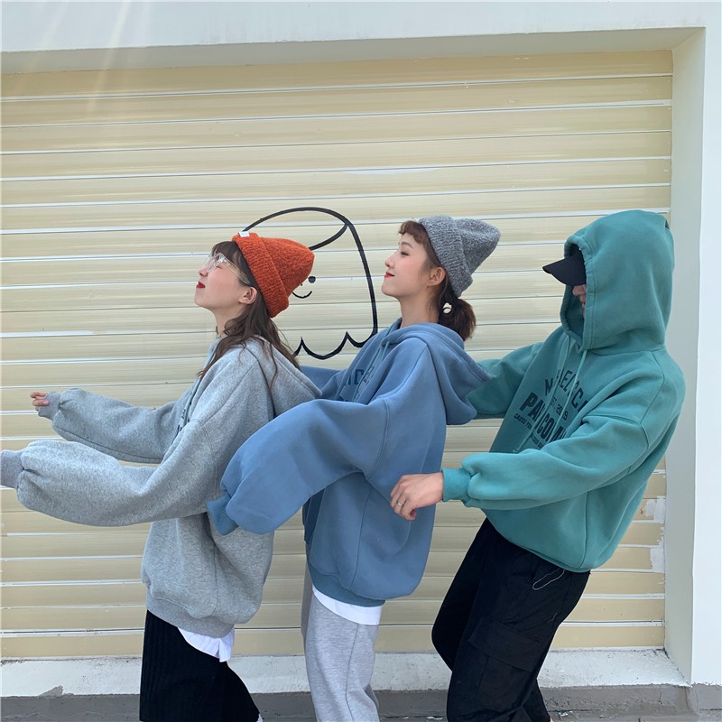 [Áo hoodie nữ form rộng thời trang unisex hàn quốc], Áo hoodie unisex nữ in chữ thời trang ulzzang hàn quốc | BigBuy360 - bigbuy360.vn