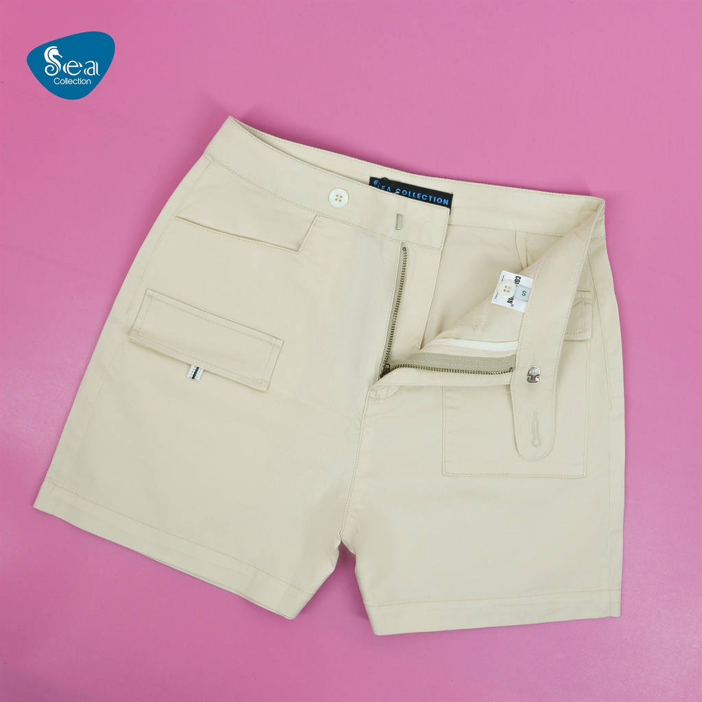 Quần short kaki thun nữ  Sea Collection 5371