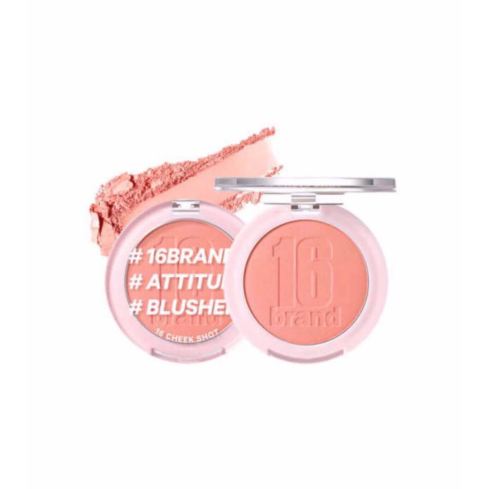 MÁ HỒNG 16BRAND CHEEK SHOT BLUSHER SIXTEEN BRAND CHÍNH HÃNG - 4005