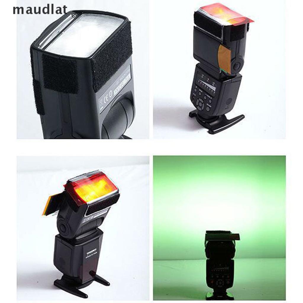 [maudlat] 12Pcs Flash Speedlite Color Gel Filters for Canon Nikon Sony Yongnuo DSLR Camera .