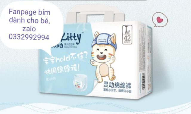 Tã dán/quần BBkitty nội địa Trung s56/M48/L42/XL40/XXL36