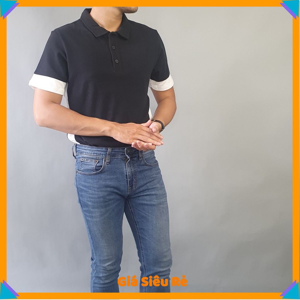 Áo Thun Nam Tay Ngắn | Áo Phông Nam Tay Lỡ Cổ Đứng Thời Trang Cao Cấp A02-04 barca.shop01