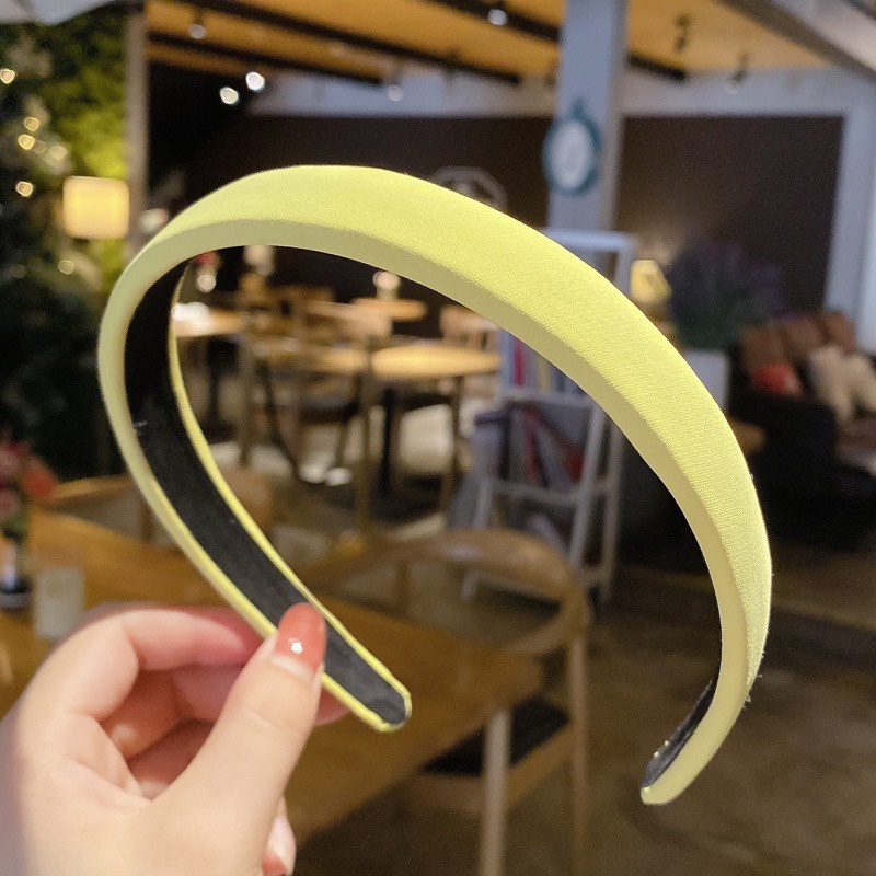 Băng Đô Cài Tóc Bản Rộng 6 Màu Sắc Ngọt Ngào Thời Trang