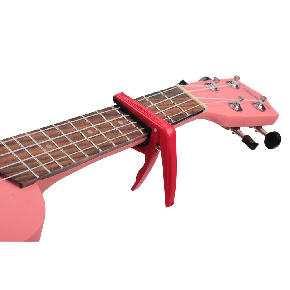 Capo Ukulele nhựa abs Cao cấp (tặng 1c pick xinh xắn)