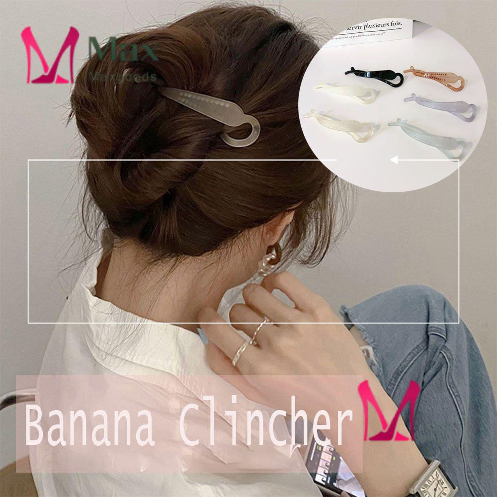 Kẹp Tóc Thời Trang Pháp Cổ Điển Linh Hoạt Bền Bỉ Không Trượt Cho Nữ