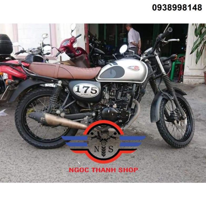 Lốp gai bán địa hình siêu êm không kêu khi chạy size 17  cho GD110 W175 và các dòng xe --NTS