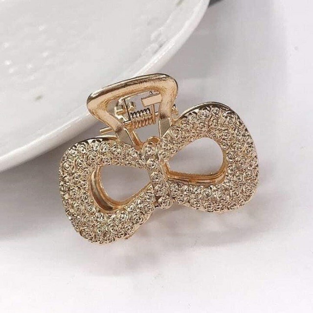 MVP1412 Set 5 kẹp tóc càng cua Hàn Quốc xi vàng cực đẹp - hàng hot trend