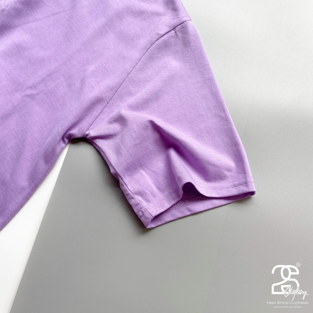 Áo Thun Polo Basic Tee Oversize Cổ Bẻ Tay Lỡ Form Rộng Nam Nữ Thời Trang 2S Clothing Màu Tím Cà Siêu Đẹp | BigBuy360 - bigbuy360.vn
