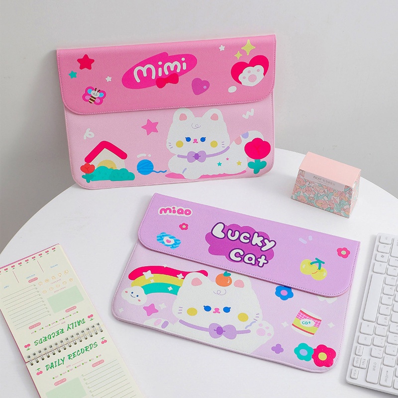 Túi Đựng Laptop Họa Tiết Hoạt Hình Thỏ Bunny Dễ Thương Kích Thước 12 9 13 13 3inch Pouc