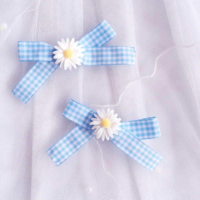 Kẹp Tóc Hình Nơ / Bông Hoa Bằng Hợp Kim Xinh Xắn Cho Bé Gái