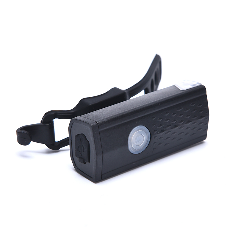 Đèn pha led usb có thể sạc lại + cảnh báo gắn đầu/ đuôi xe đạp