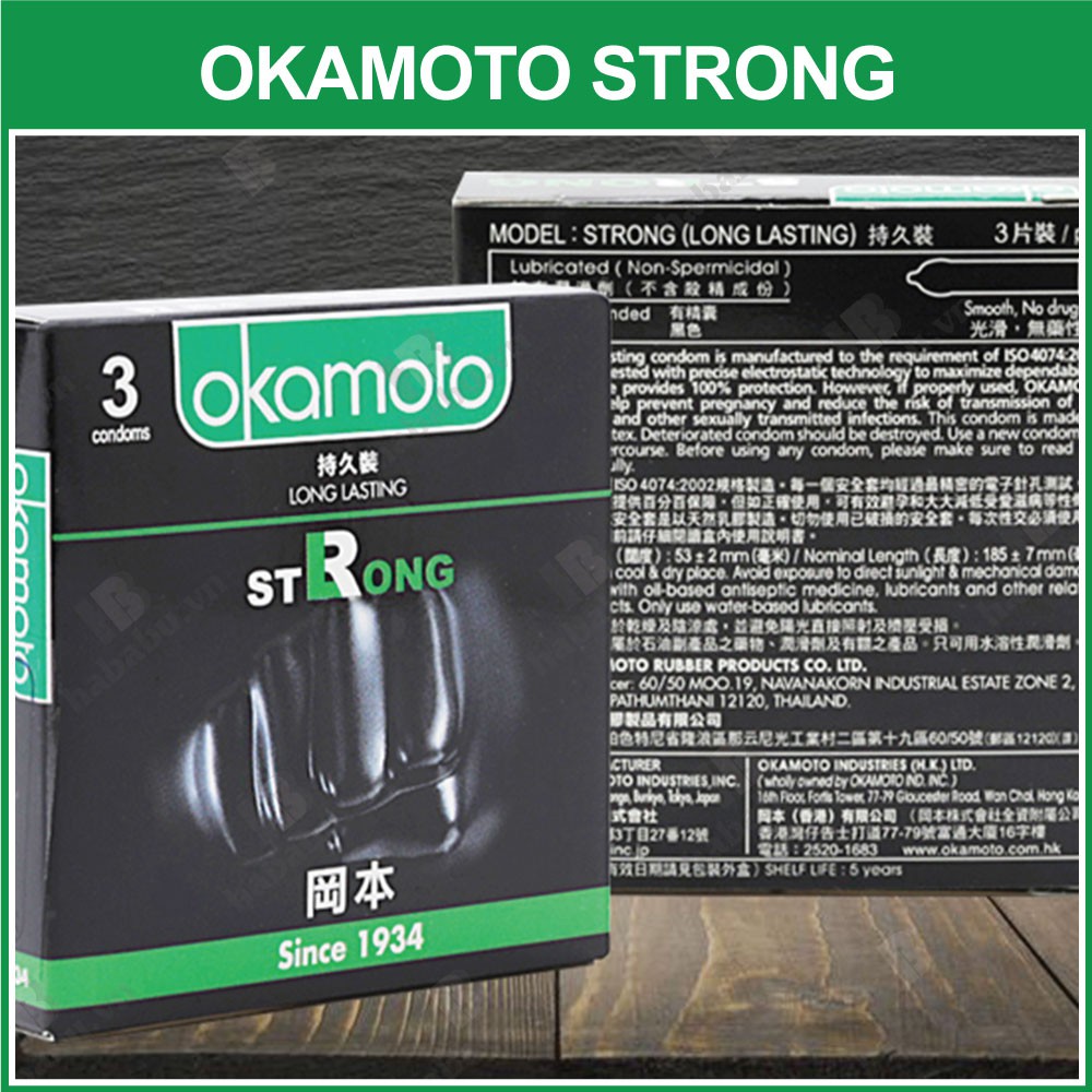 BAO CAO SU OKAMOTO STRONG 3 CHIẾC CHÍNH HÃNG