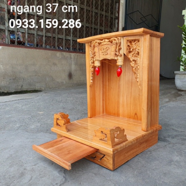 Bàn thờ thần tài ông địa ngang 37 cm