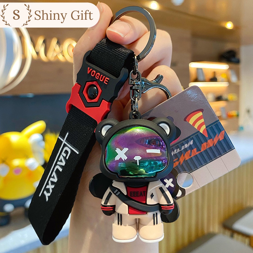 Móc khóa gấu galaxy