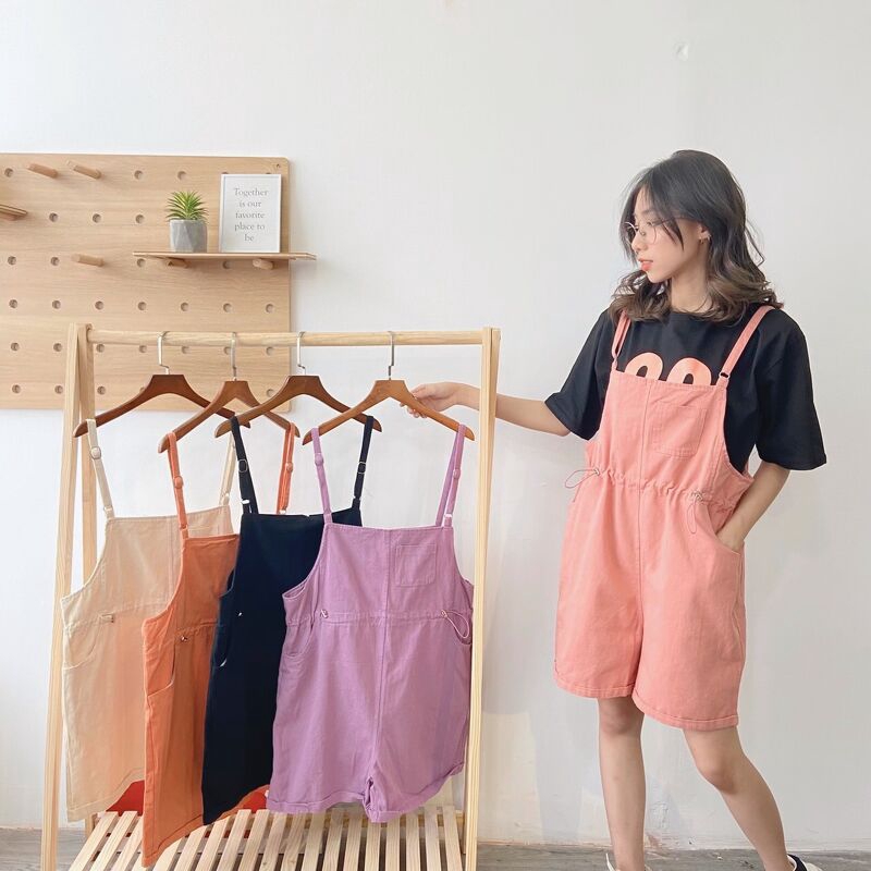 Quần yếm sooc kaki 25Y13