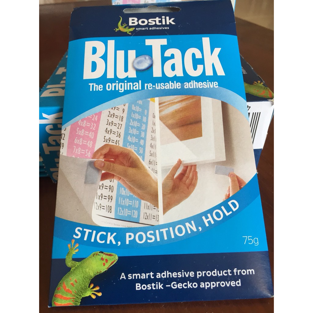 Đất sét dính blutack Bostik 75 gr cao cấp _Hàng Chính Hãng