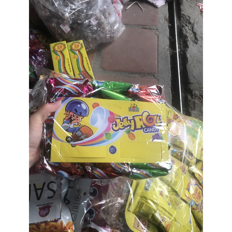 Kẹo dẻo cuộn 6 mùi trái cây(30 gói)