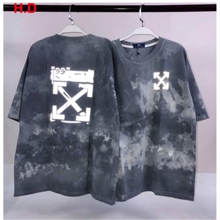 áo thun loang màu tay lỡ phản quang X of HĐ50