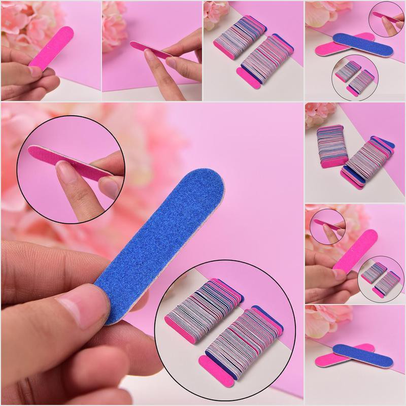 Bộ 100 Cây Dũa Móng Tay Mini Dùng Một Lần