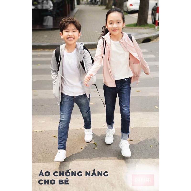 Mã ( FASHION5FN giảm 5k đơn 69k ) áo chống nắng cho bé trai / bé gái