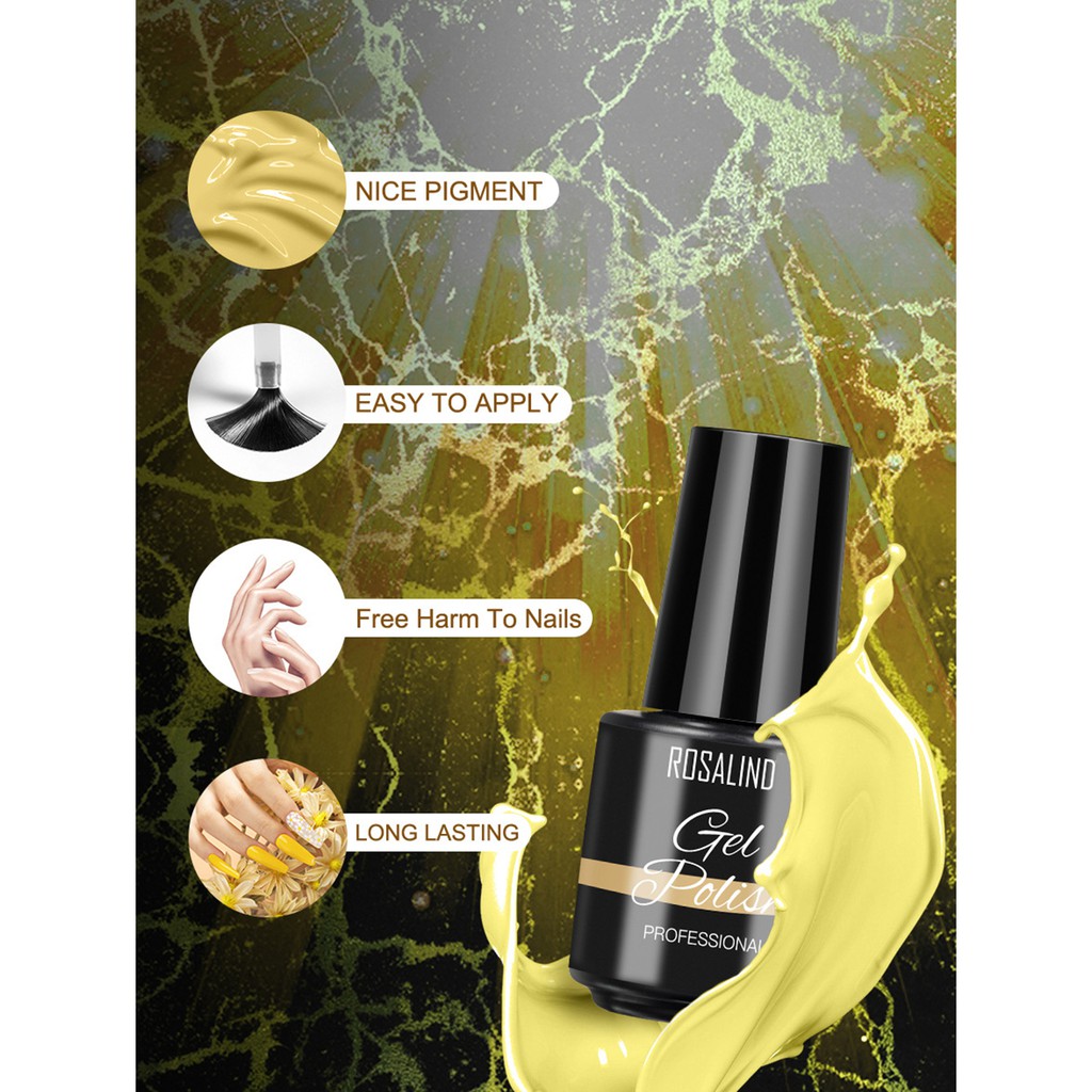 Sơn gel trang trí móng nhiều màu sắc tùy chọn dung tích 7ml