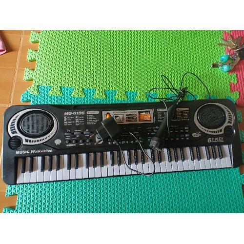Đàn Piano Đàn Điện Tử 61 Phím Kèm mic Cho Bé Đàn Organ | BigBuy360 - bigbuy360.vn