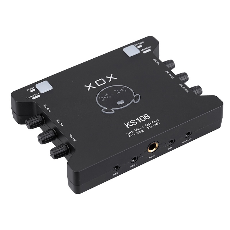 Sound card XOX KS108 Tiếng Anh Phiên Bản Mới