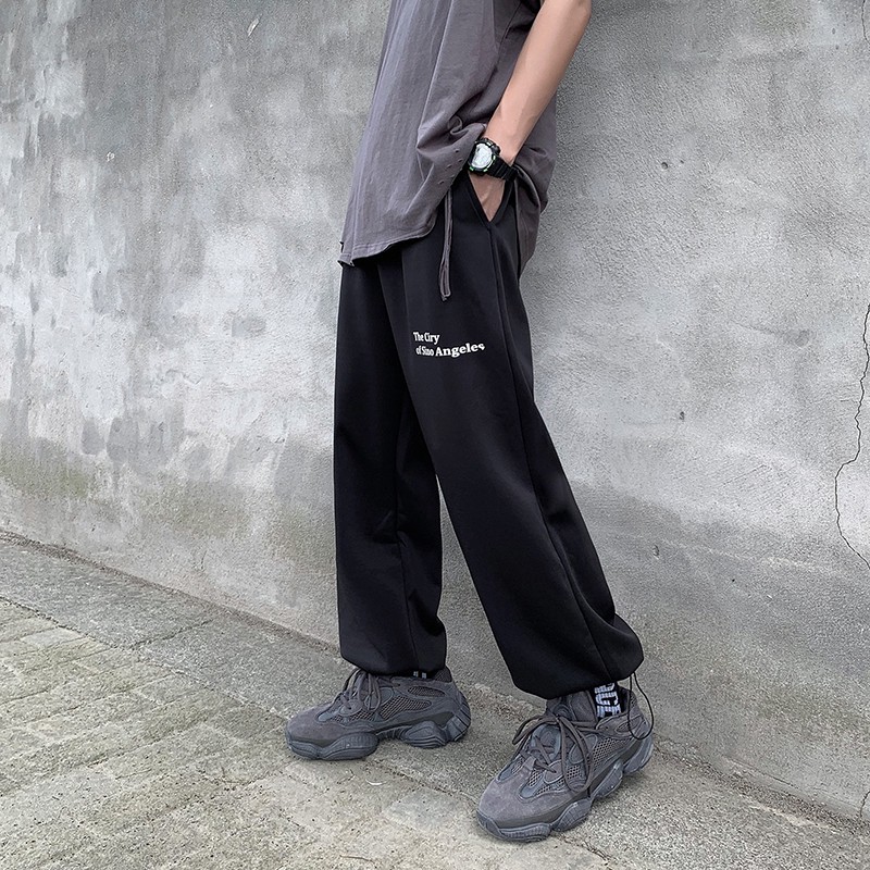 quần ống rộng Lưng Rút Dây Phong Cách Năng Động Dành Cho Nam / Size M-2Xl