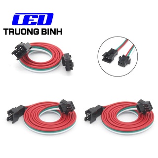 DÂY NỐI MỞ RỘNG 3PIN ĐỰC CÁI SM3PIN CHO LED FULL MÀU WS2811 WS2812B UCS1903 WS2815