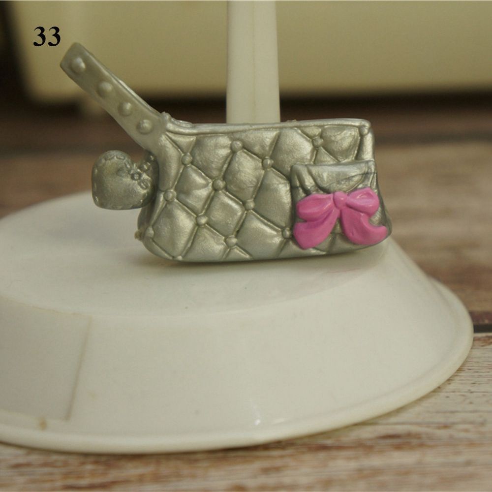 Túi xách nhựa với 34 kiểu dáng thời trang dành cho búp bê tỉ lệ 1/6