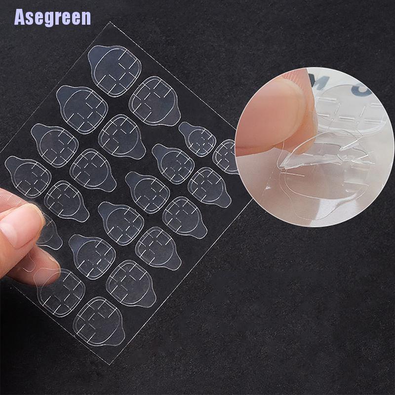 (Hàng Mới Về) Bộ 10 Tờ 240 Móng Tay Giả 2 Mặt DIY