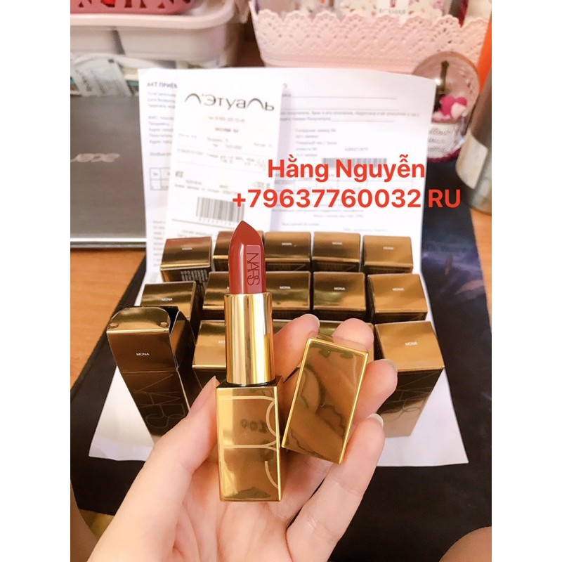 Son thỏi nars Vỏ vàng limited - có bill đầy đủ