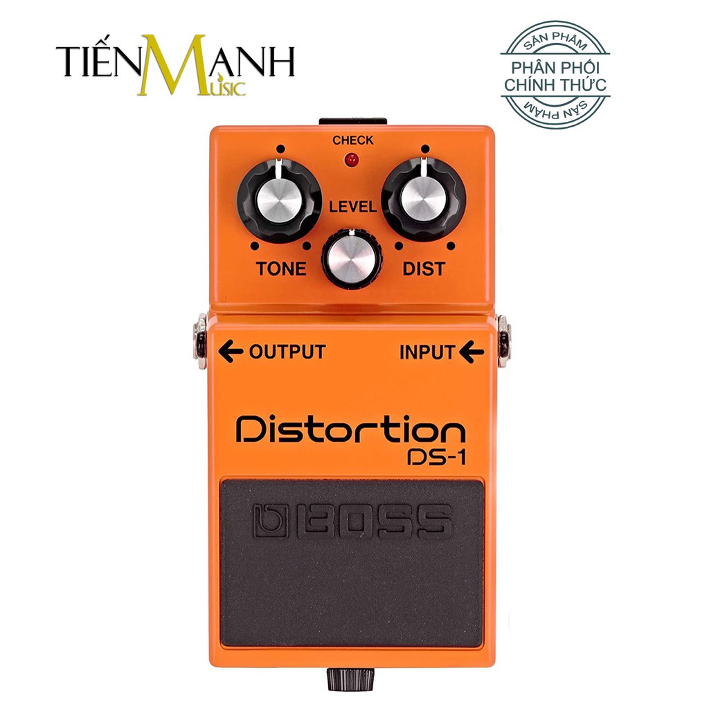 Phơ Guitar Boss Distortion DS-1 (Bàn đạp Fuzz Pedals Effects DS1) Phân Phối Chính Hãng Bởi Tiến Mạnh Music