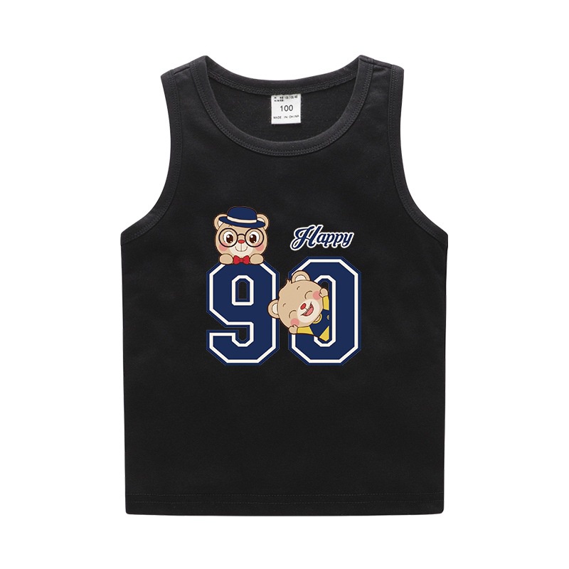 Áo ba lỗ, áo sát nách cho bé chất cotton số 90 từ 7-20 kg