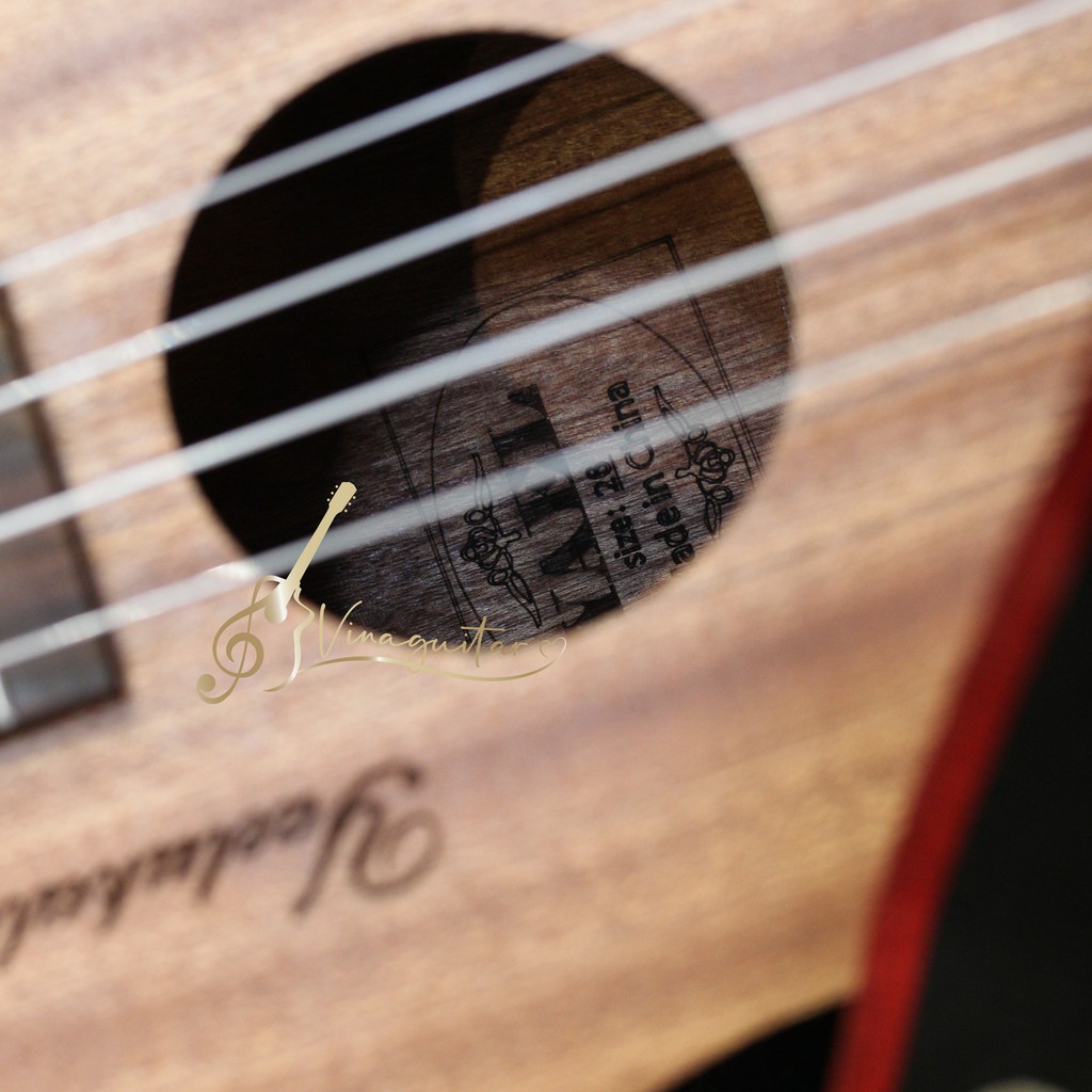 Đàn ukulele concert gỗ chính hãng Yael size 23inch - Basic trơn - vinaguitar phân phối - tặng full phụ kiện