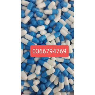 1000 viên nang rỗng màu xanh dương,viên con nhộng màu xanh dương