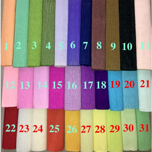 ✅  Cuộn Giấy Nhún Làm Hoa - Gói Quà