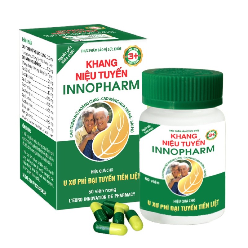 Khang niệu tuyến - 60 viên - hiệu quả cho U xơ phì đại tuyến tiền liệt