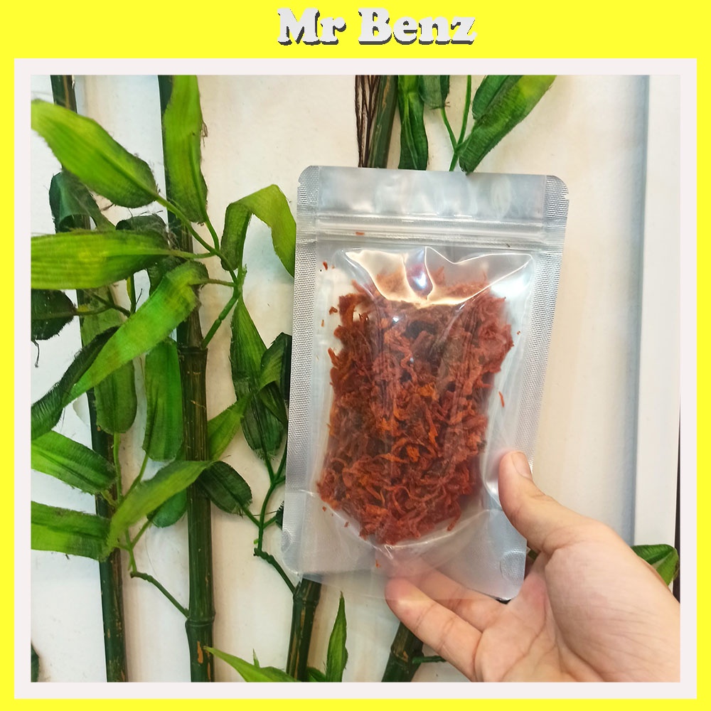 Bò Khô siêu ngon 100gr/túi (Khô Heo Giả Bò) -Đồ ăn vặt ngon bổ rẻ Mr Benz-Tinh hoa ẩm thực Việt