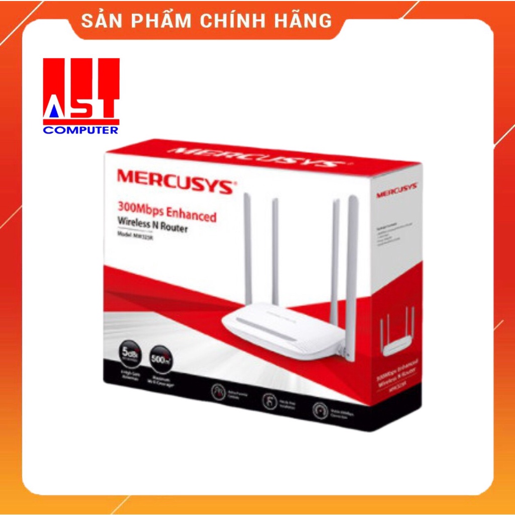 Bộ phát wifi MERCUSYS mw325r N300Mbps
