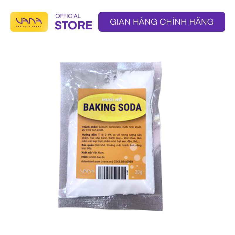 MUỐI NỞ BAKING SODA 20G