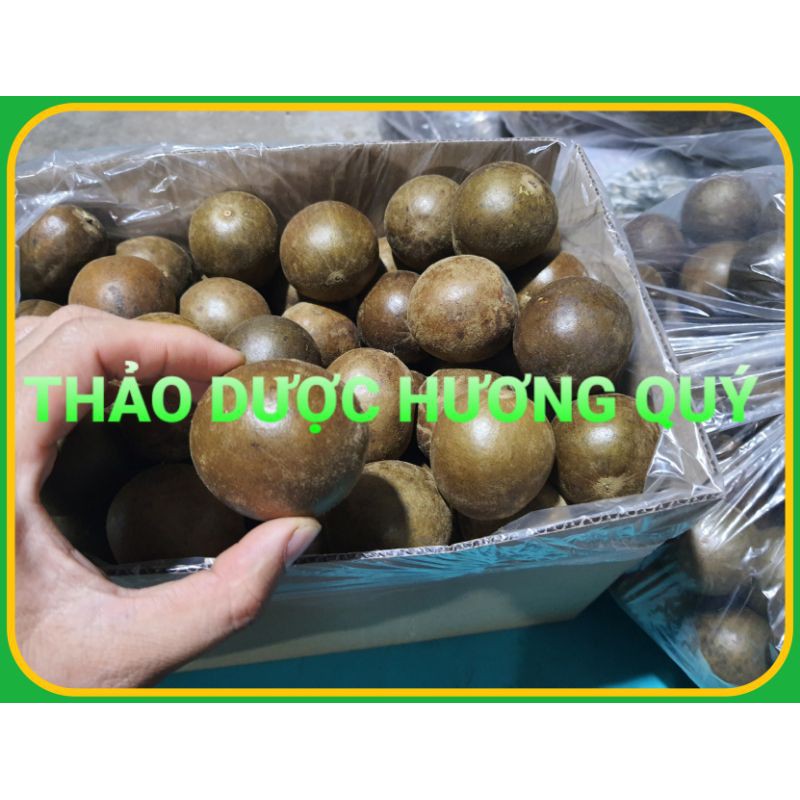 1 MỘT QUẢ LA HÁN KHÔ CHUẨN LOẠI 1, TO, GIÀ, KHÔNG VỠ, NGỌT LỊM THANH NHIỆT CƠ THỂ