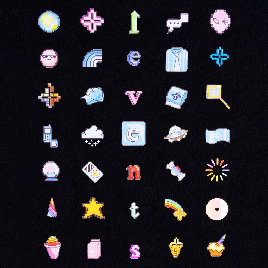 Áo thun 𝗜𝗡𝗧𝗘𝗥𝗡𝗘𝗧𝗟𝗢𝗩𝗘 𝗣𝗜𝗫𝗘𝗟 𝗕𝗟𝗔𝗖𝗞 ®️ - 𝑯𝒂̀𝒏𝒈 𝒄𝒉𝒊́𝒏𝒉 𝒉𝒂̃𝒏𝒈