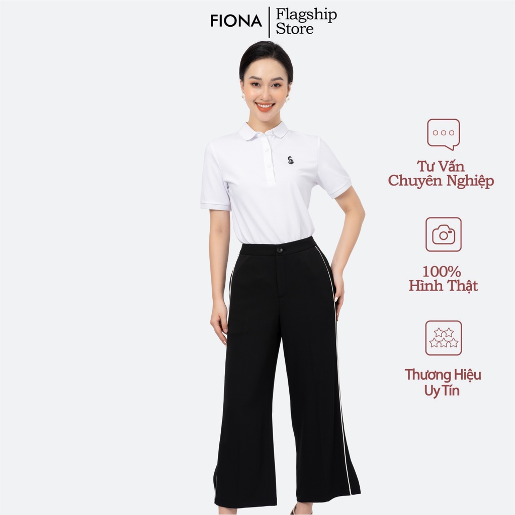 Quần công sở nữ FIONA dáng suông quần âu nữ thiết kế cao cấp xẻ gấu phù hợp đi làm đi chơi F351317