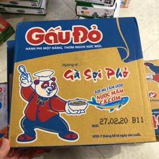 Mì gấu đỏ ❤️FREE SHIP❤️ gà sợi phở 30x64g
