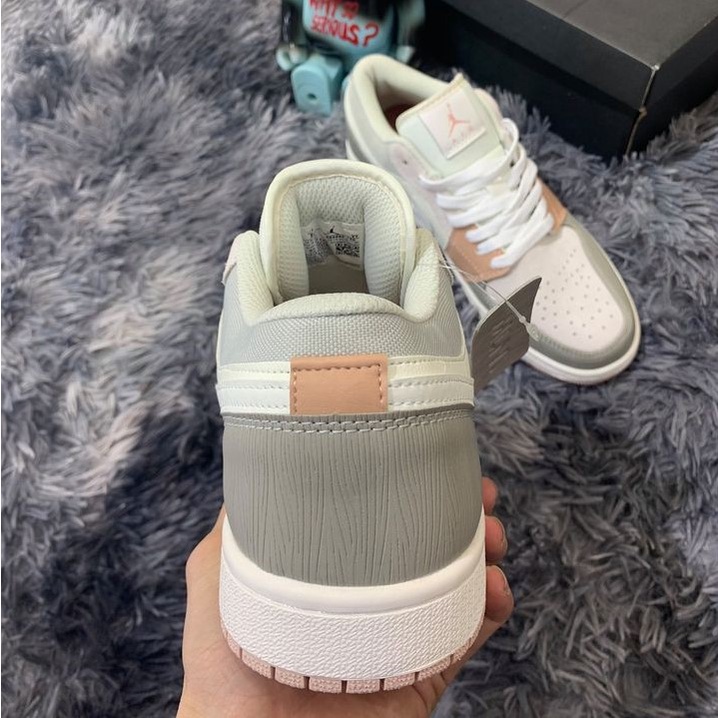 Giày thể thao Jordan 1 Milan Hồng Đất cổ cao cổ thấp, Giày sneaker jd1 nam nữ cực chất Full Box